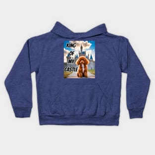 King of My Castle Toy Poodle Kids Hoodie